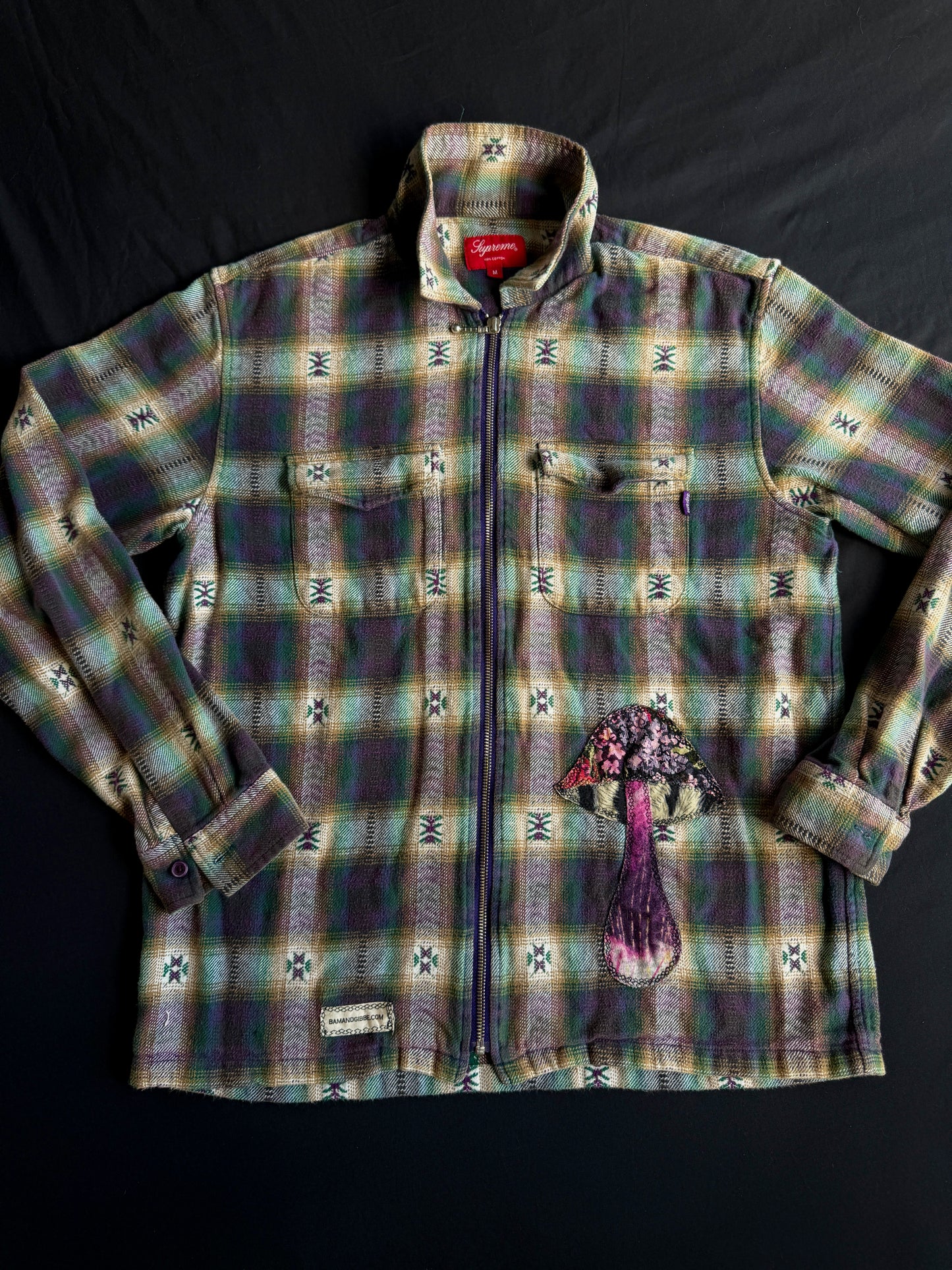 Clown and mushroom Supreme zip up