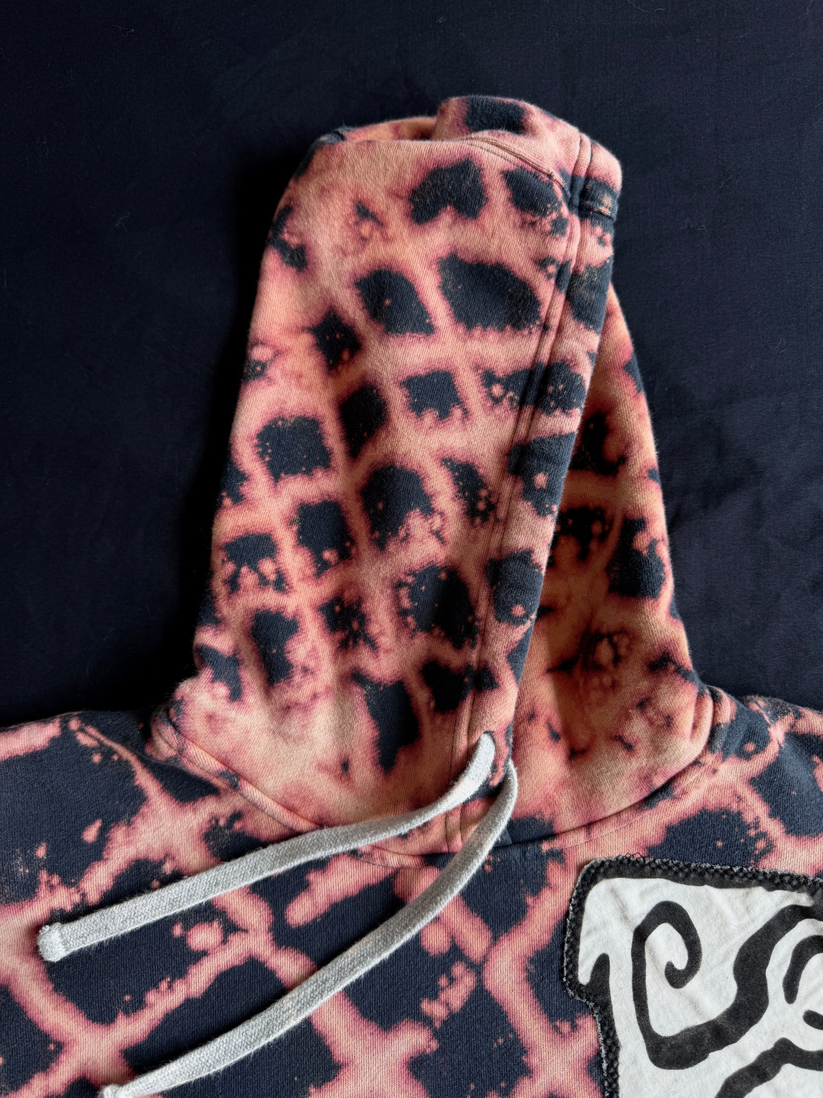 ONI bleach dyed hoodie