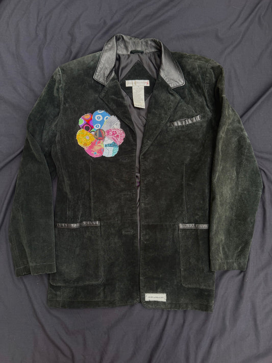Thick leather clown jacket