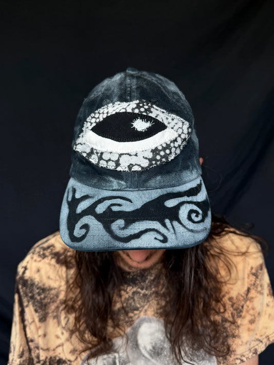 Upcycled Eyeball Shape Hat