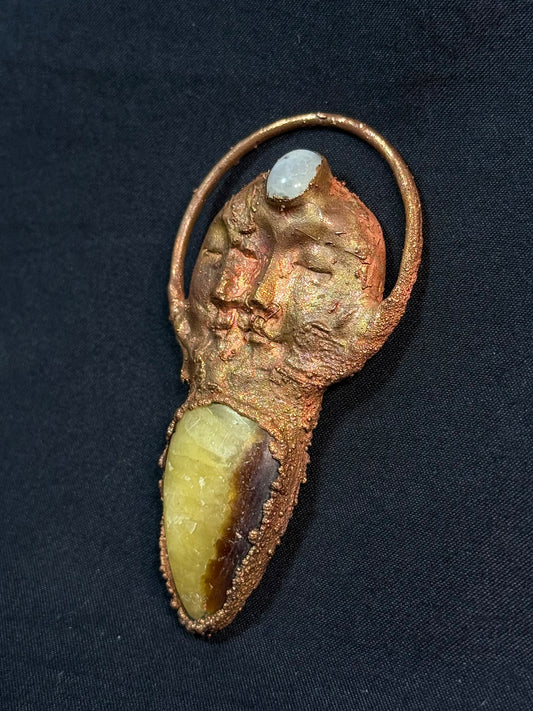 The sun and moonstone amulet