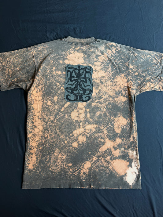 ONI bleach dyed t-shirt