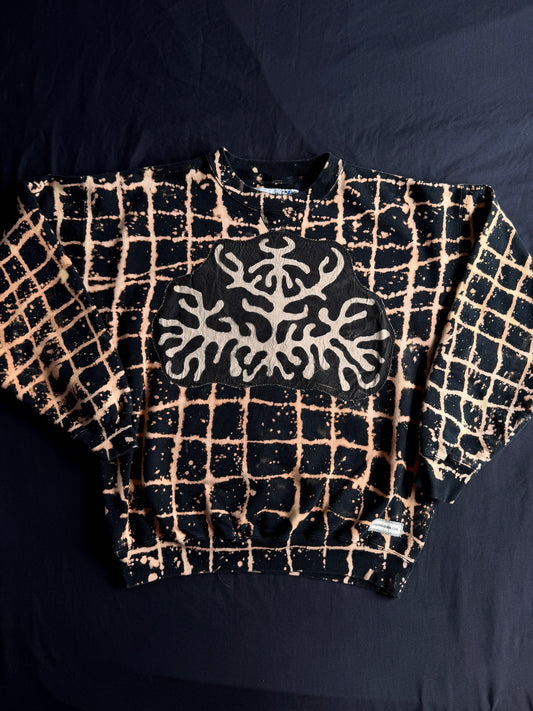 ONI bleach dyed hoodie