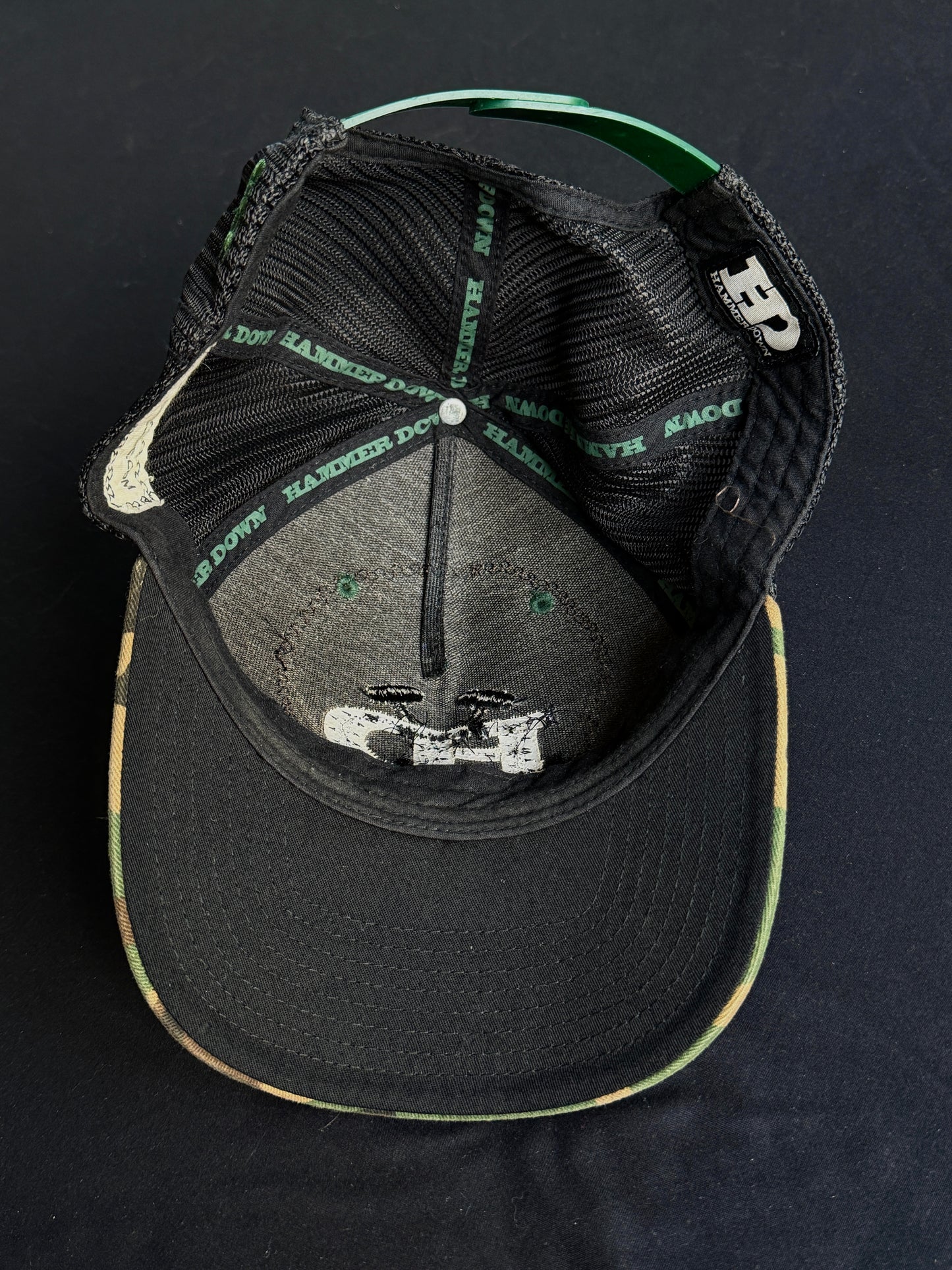 Upcycled Camo Shape Hat