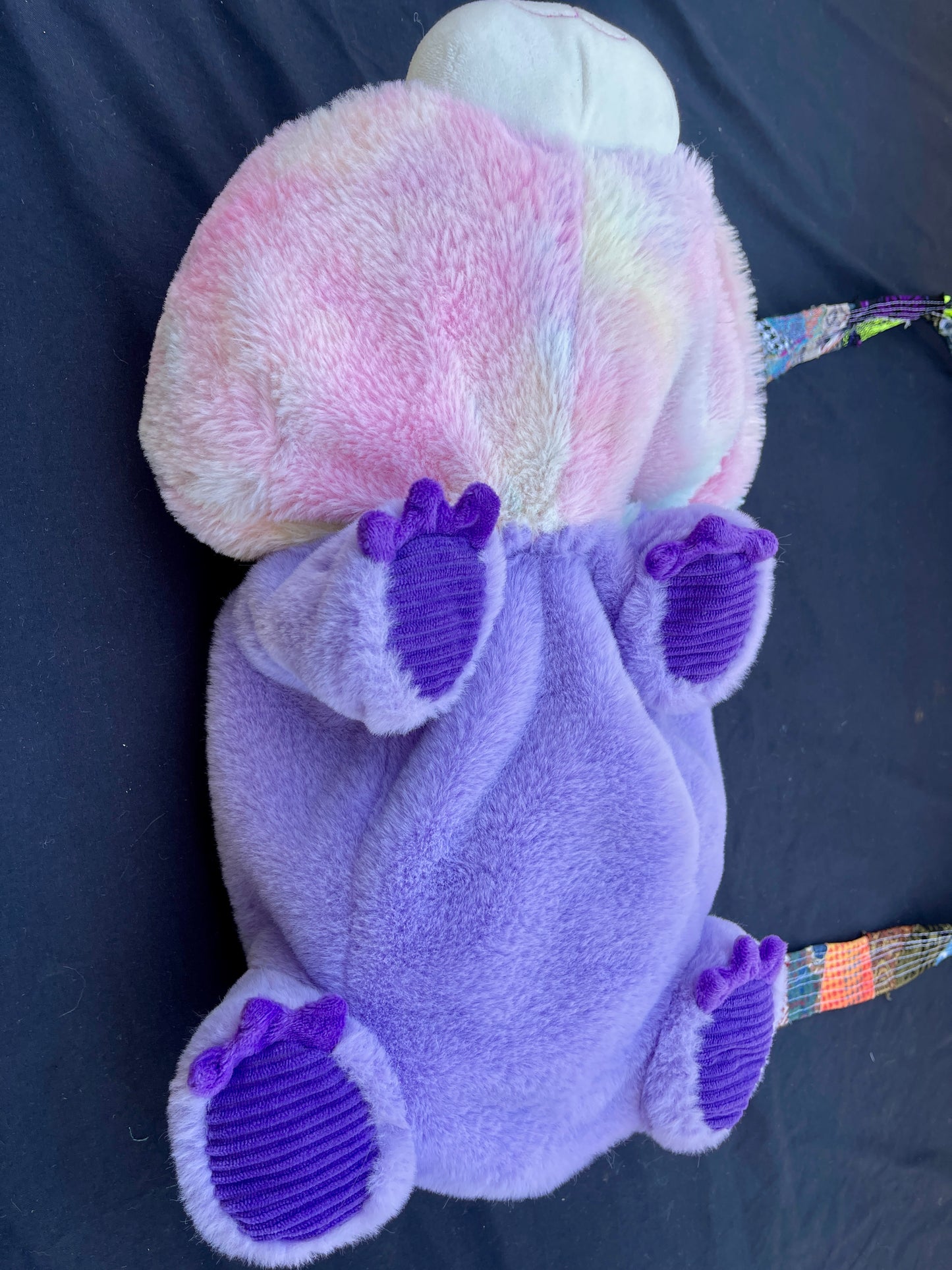 Unicorn + hippopotamus hybrid huge side bag