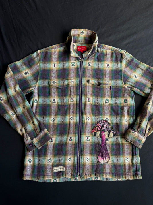 Clown and mushroom Supreme zip up