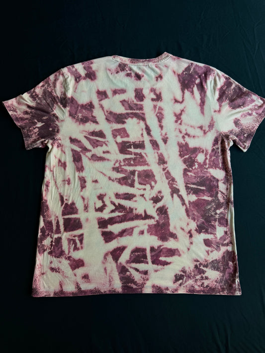 All seeing billy skull bleach dyed t-shirt