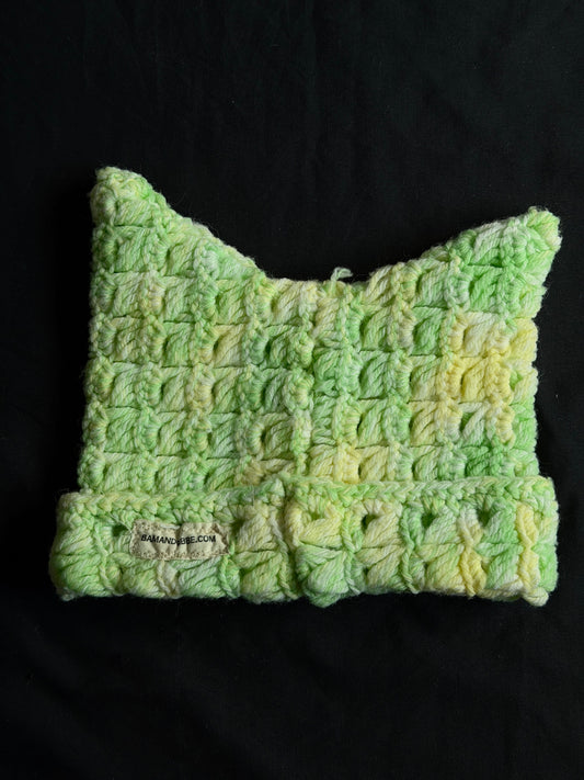 Crochet eyeball hat