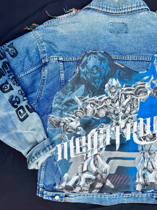 Transformers and sigils patch jacket