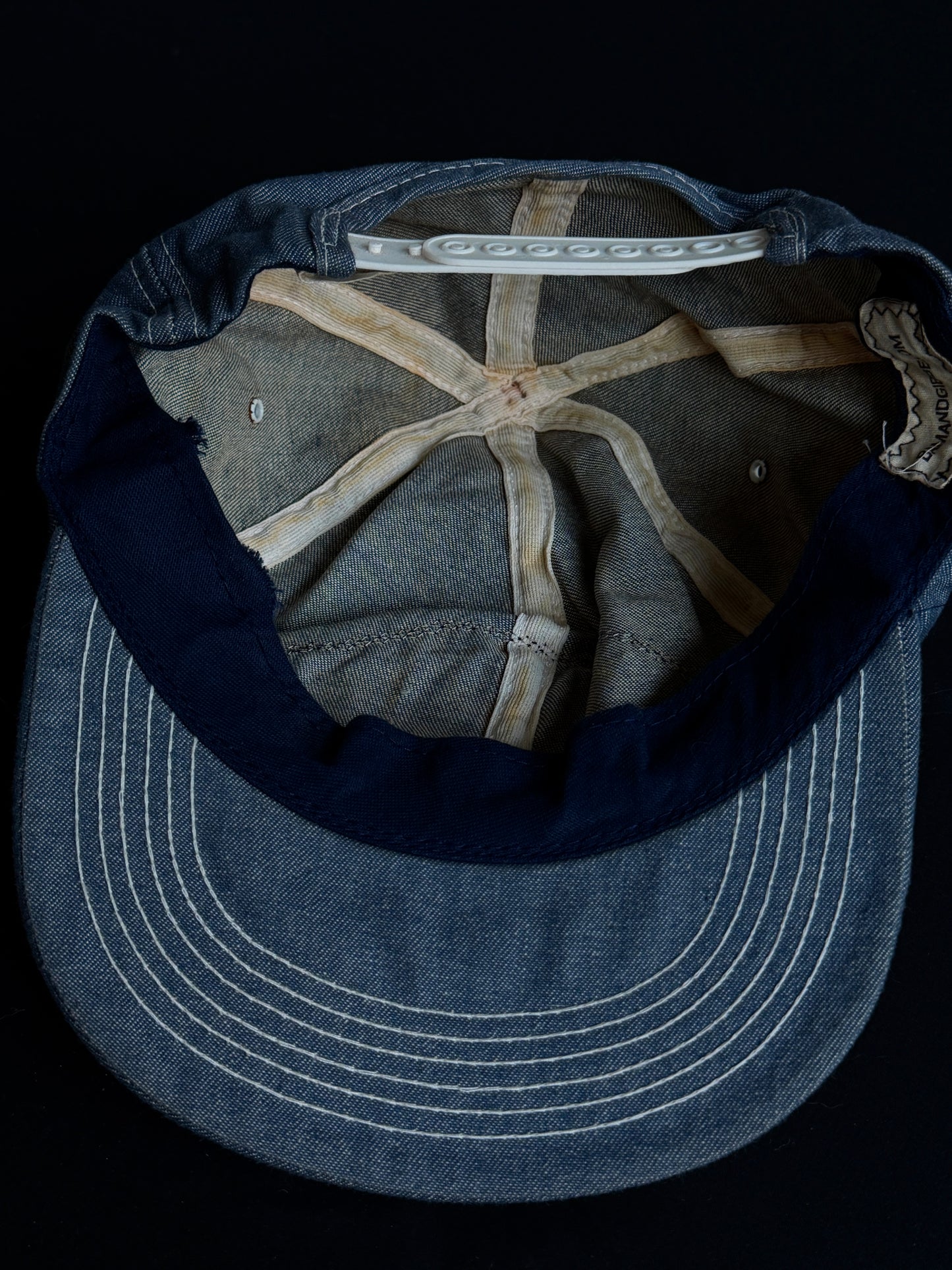 Upcycled Jean Eyeball Hat
