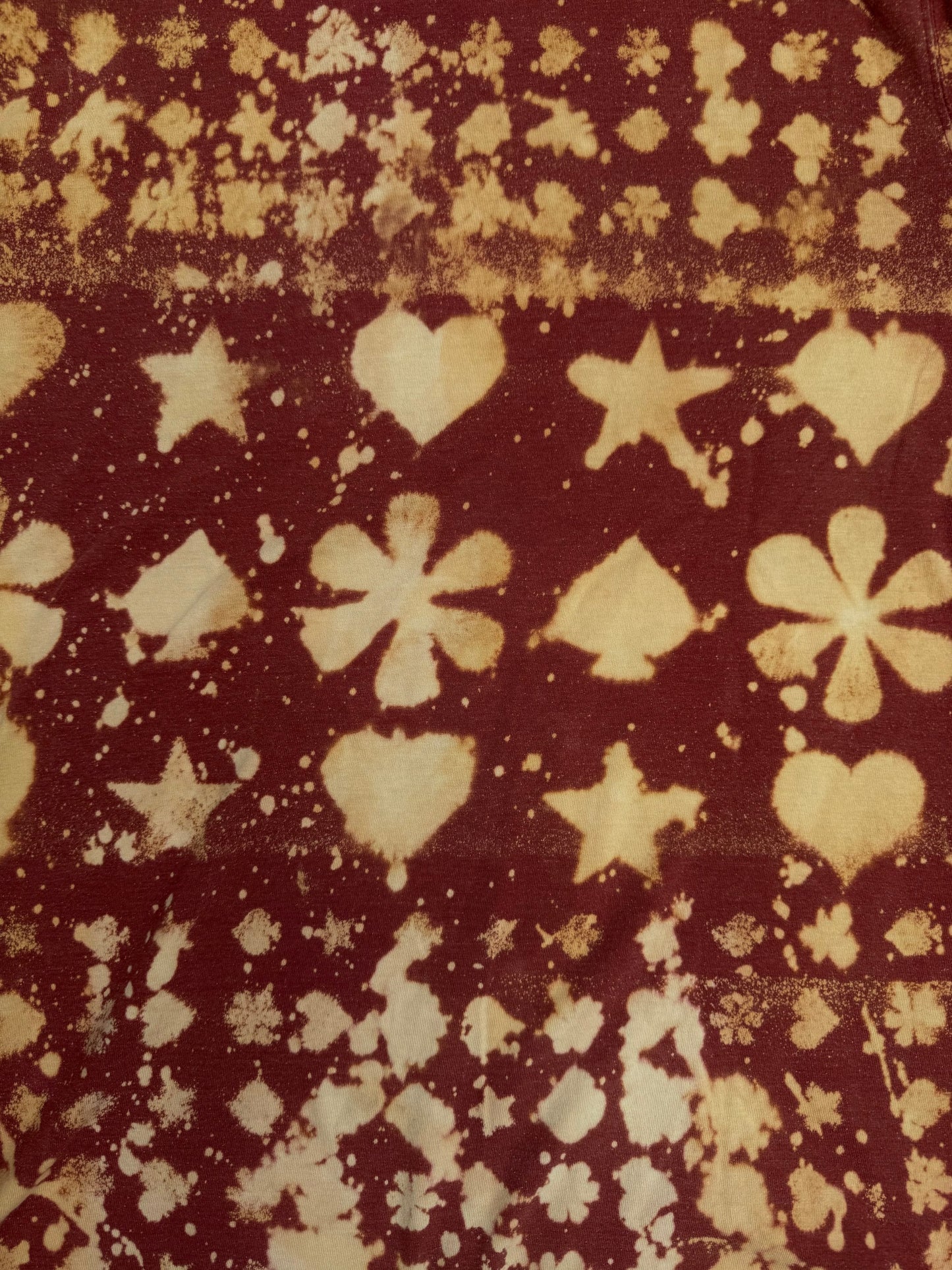 All seeing billy skull bleach dyed t shirt