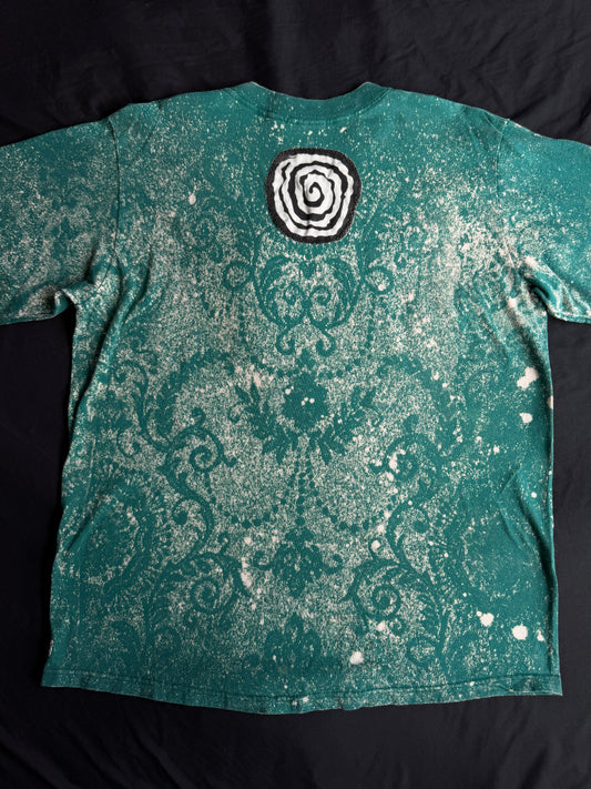 Clown bleach dyed t-shirt