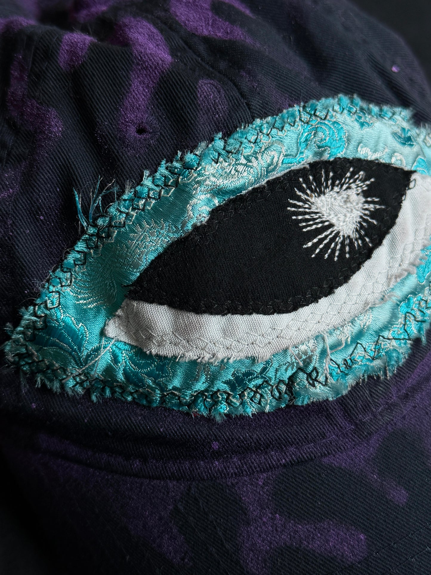 Upcycled Eyeball Shape Hat