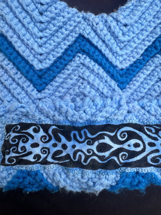 Crochet shape patch hat