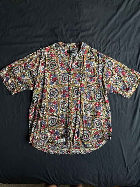 Clown button up short sleeve