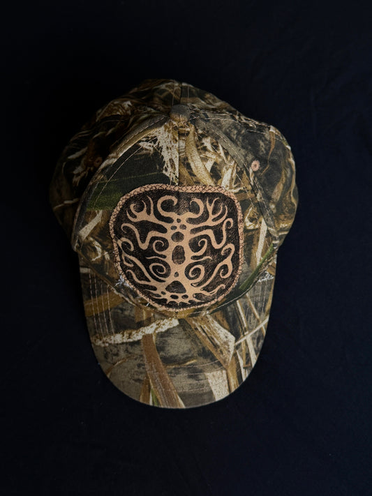 Upcycled Camo Shape Hat