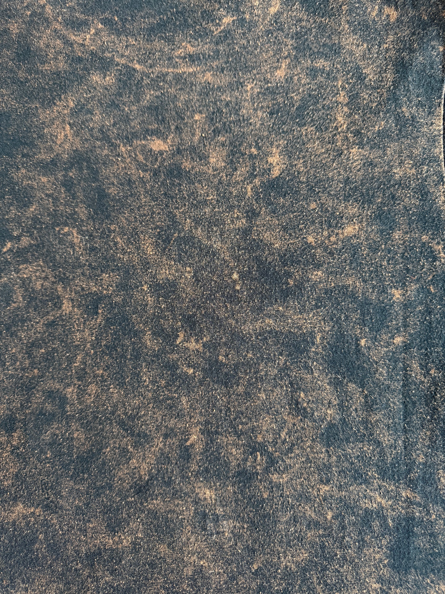 UFO bleach dyed t-shirt