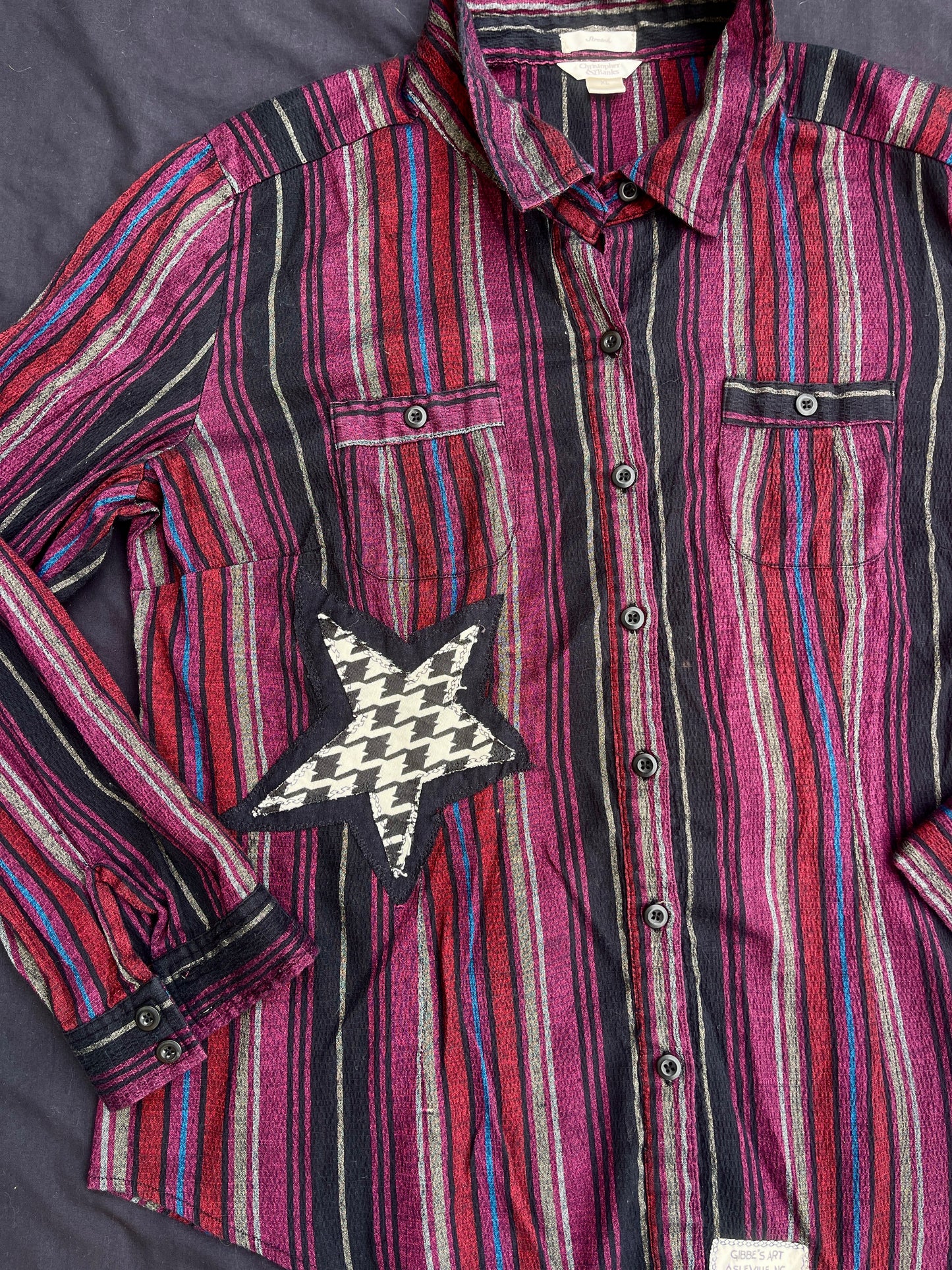 Punk clown button up