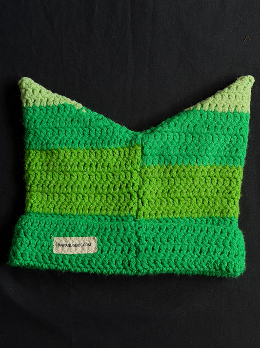 Crochet eyeball hat