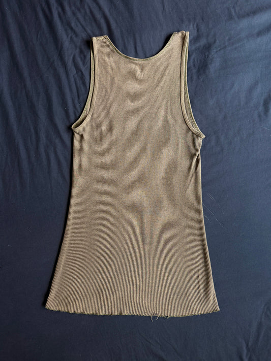 Unicorn butterfly patch tank top