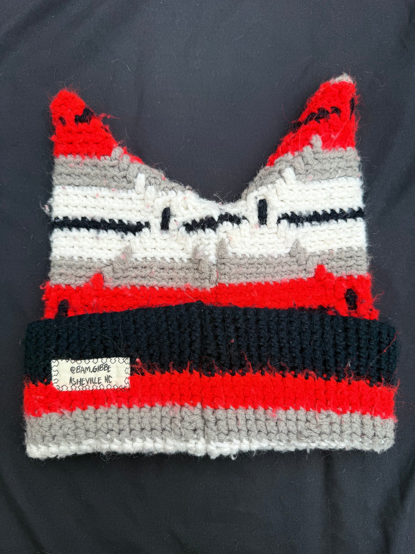 Crochet "Kursa" patch hat