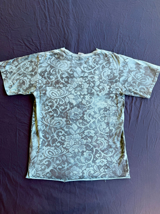Moon goddess spray painted t-shirt
