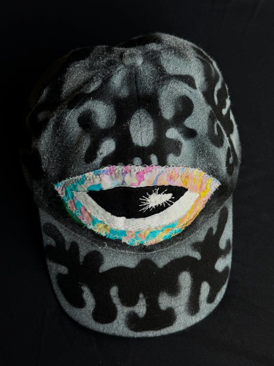 Upcycled Eyeball Shape Hat