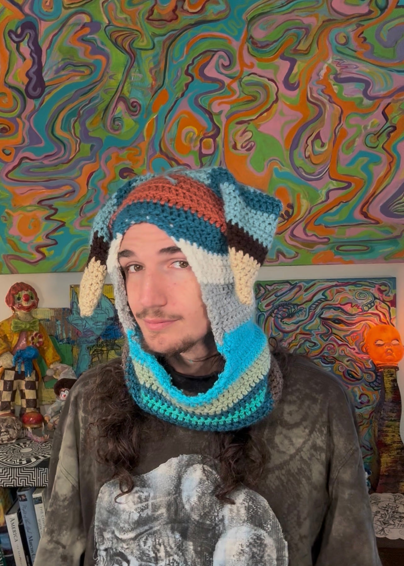 Crochet mask