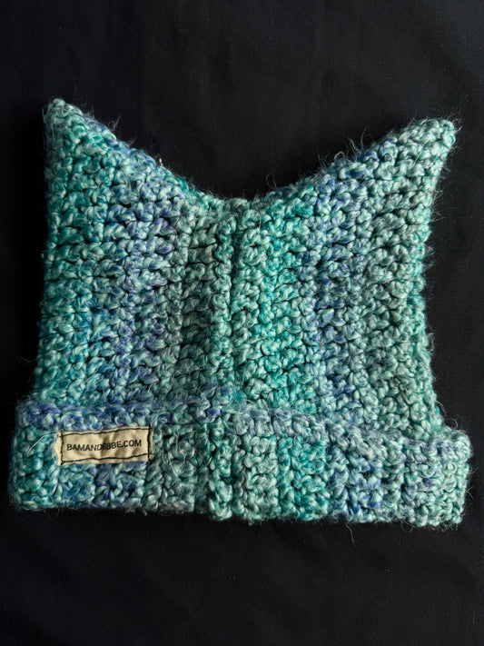 Crochet eyeball hat