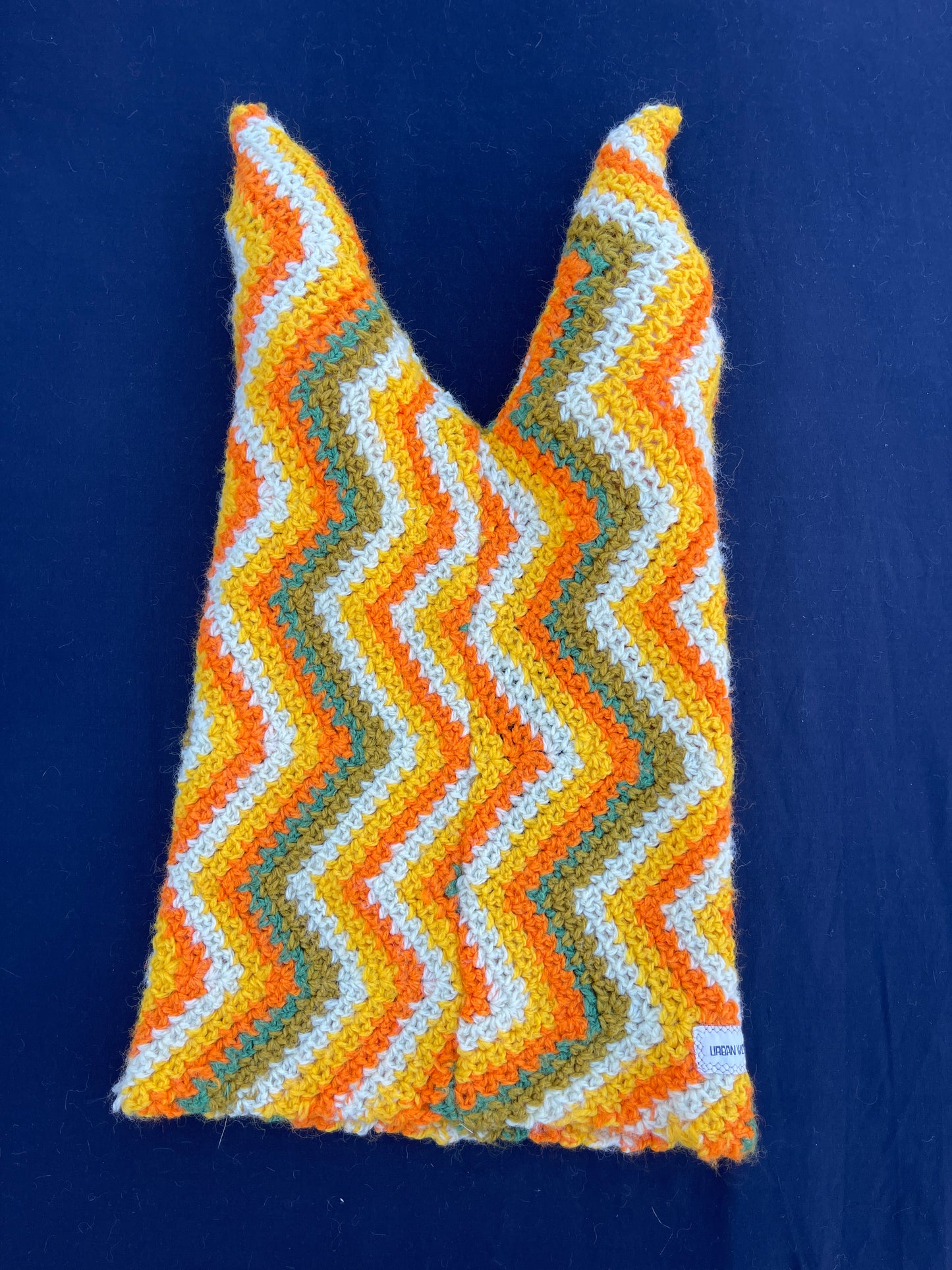 Double stuffed crochet mask