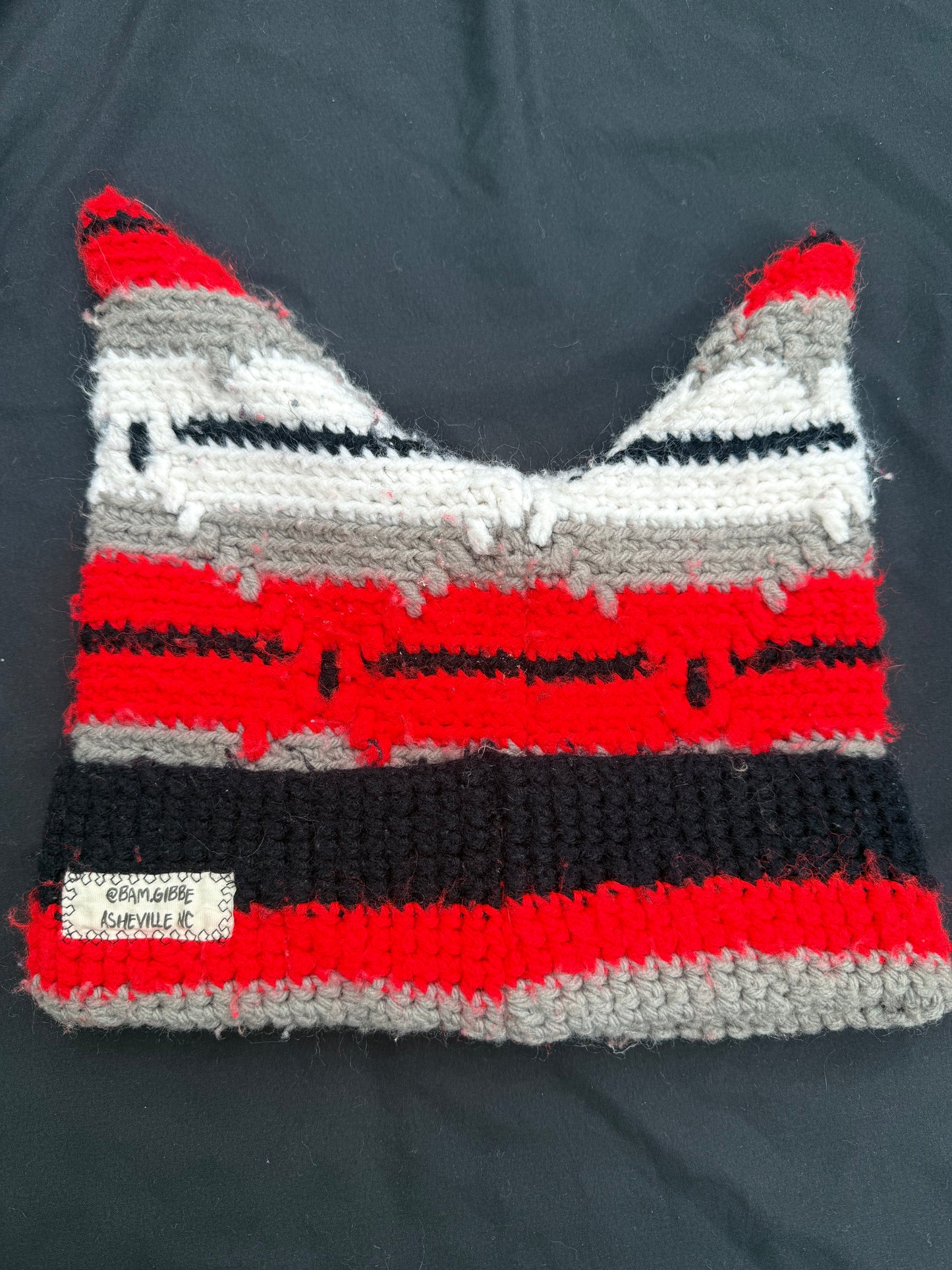 Crochet shape patch hat