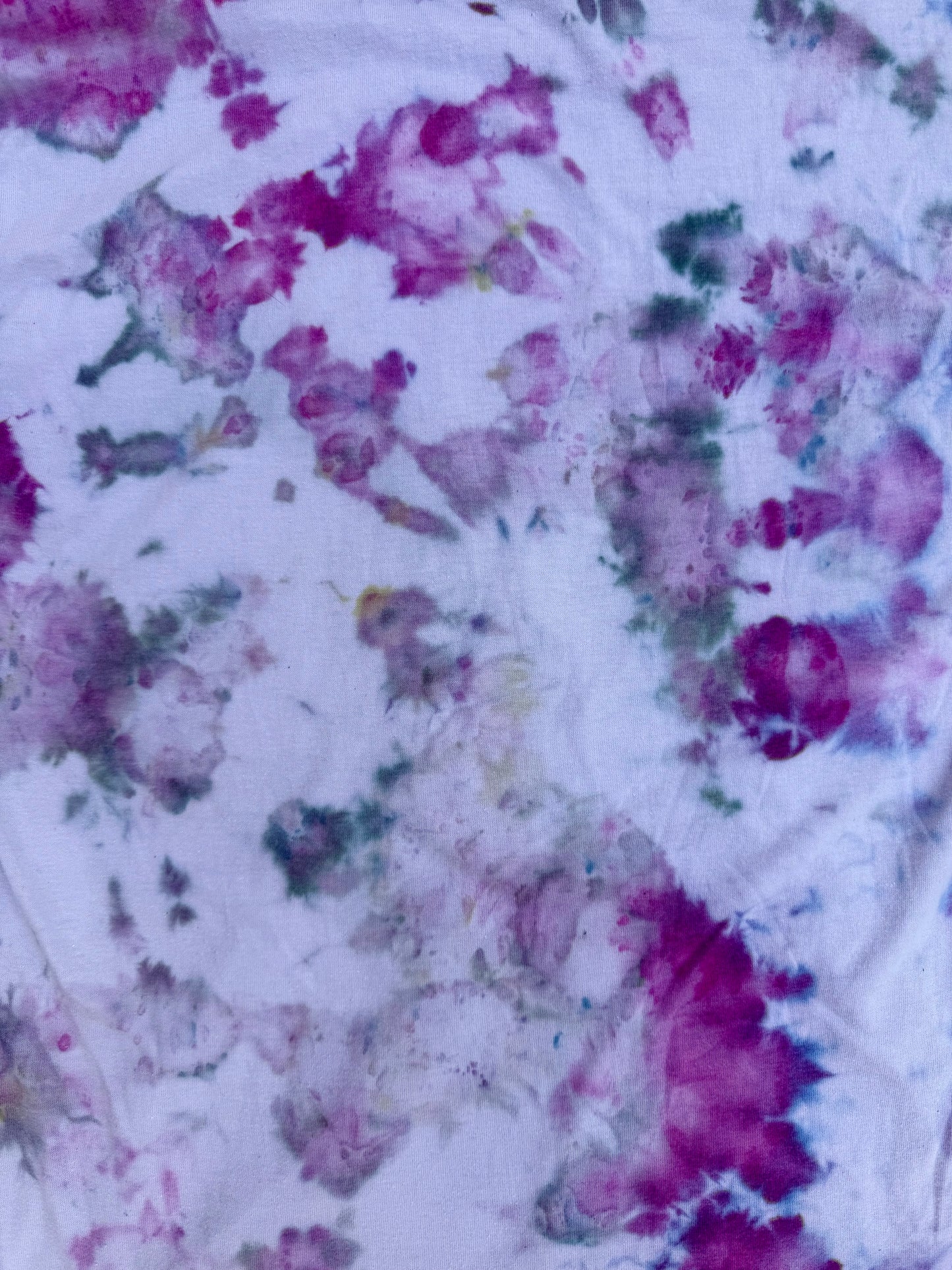 Clown patch tie dye t-shirt