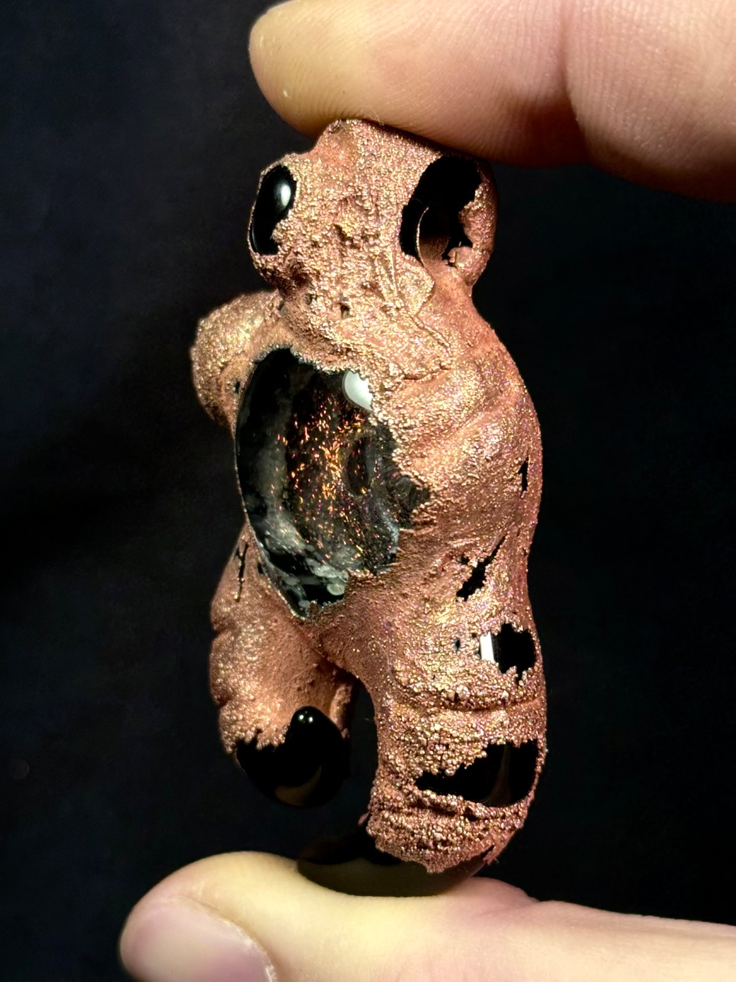 Spikey galaxy amulet