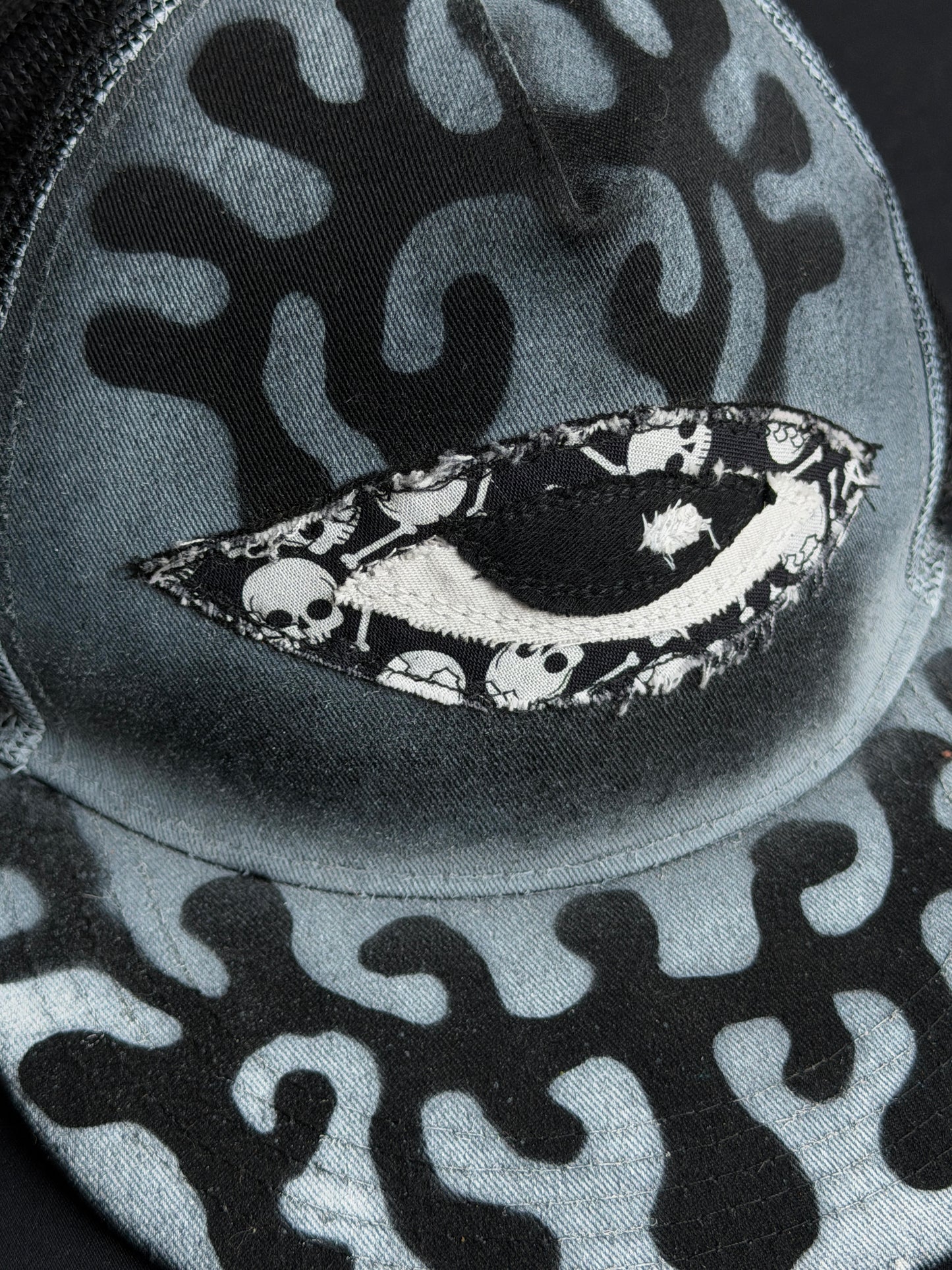 Upcycled Eyeball Shape Hat