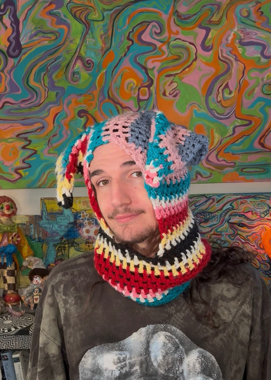 Crochet mask