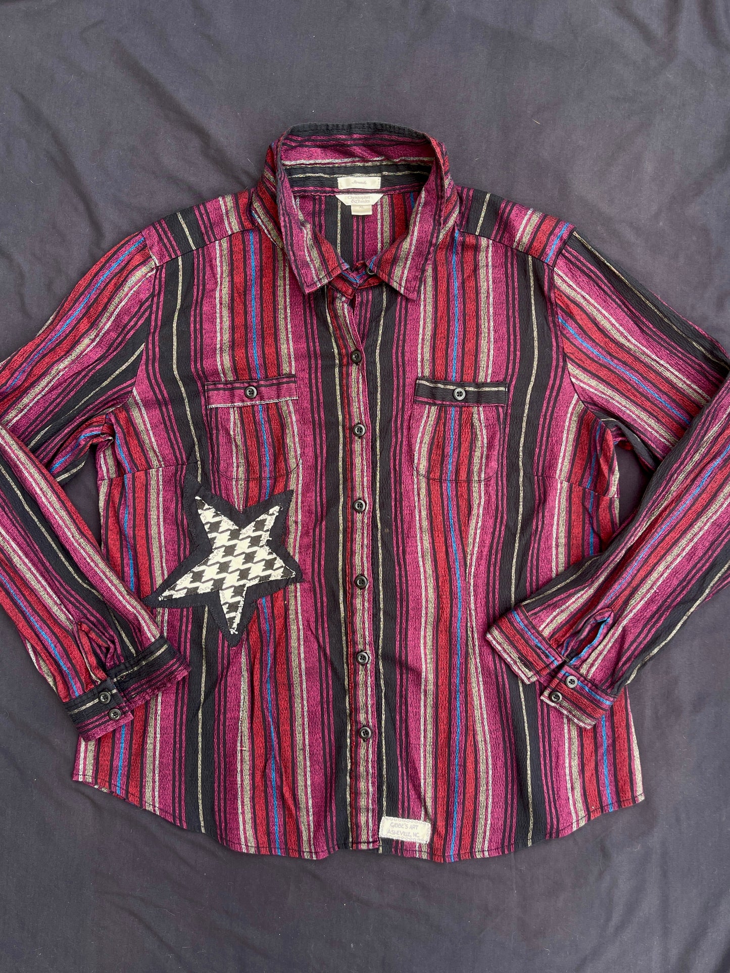 Punk clown button up