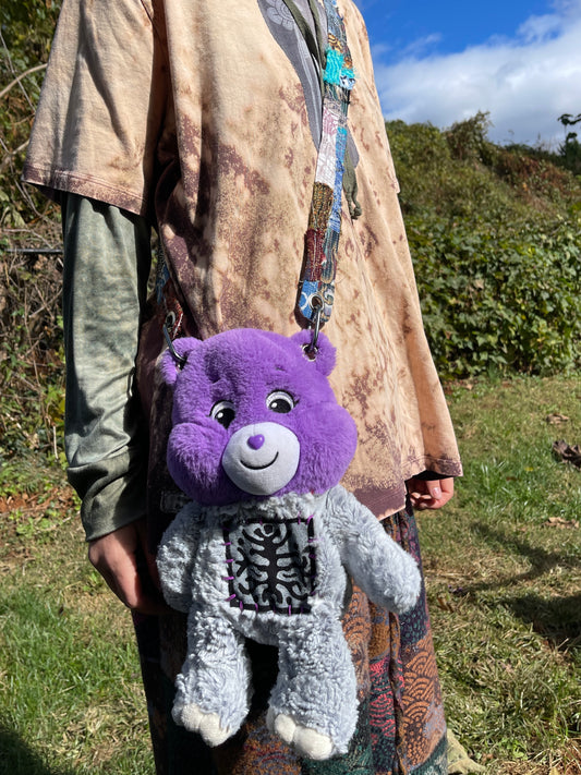 Care bear + elephant hybrid side bag