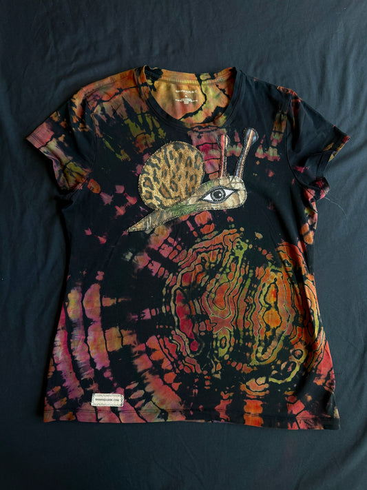 Snail tie dye t-shirt