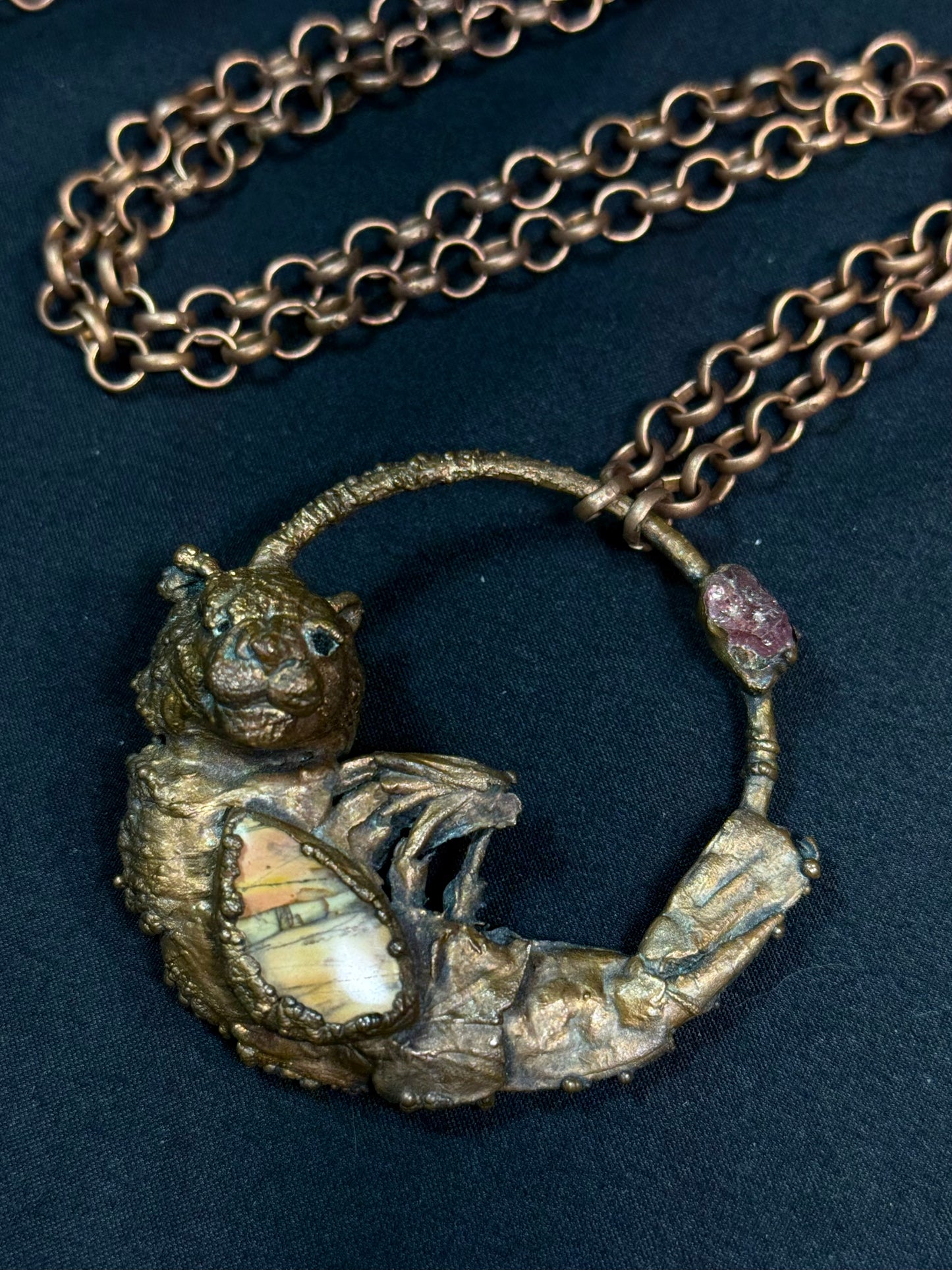 Tiger shrimp amulet