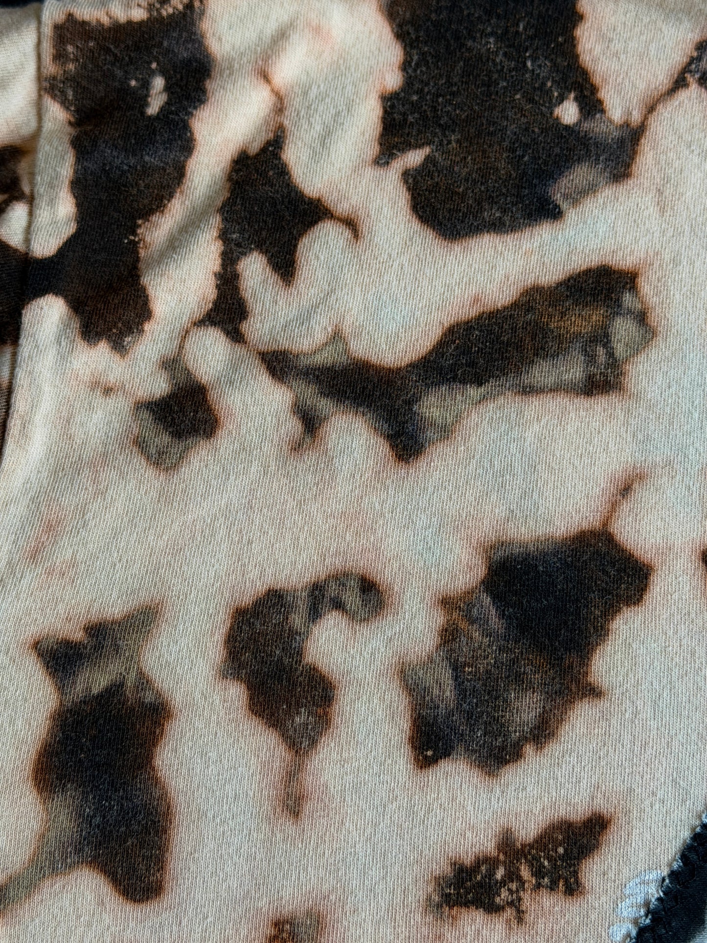 Stealie bleach dyed t-shirt