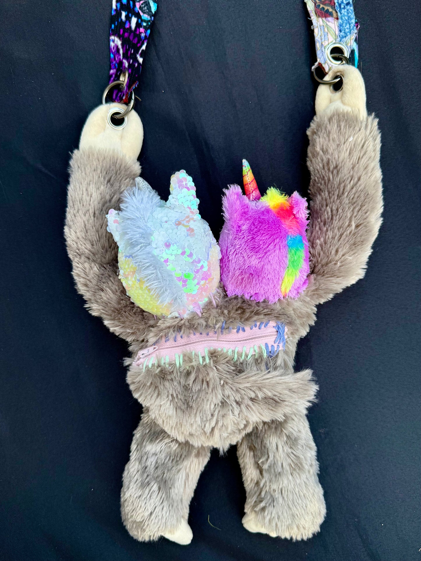 Two headed unicorn hybrid side bag