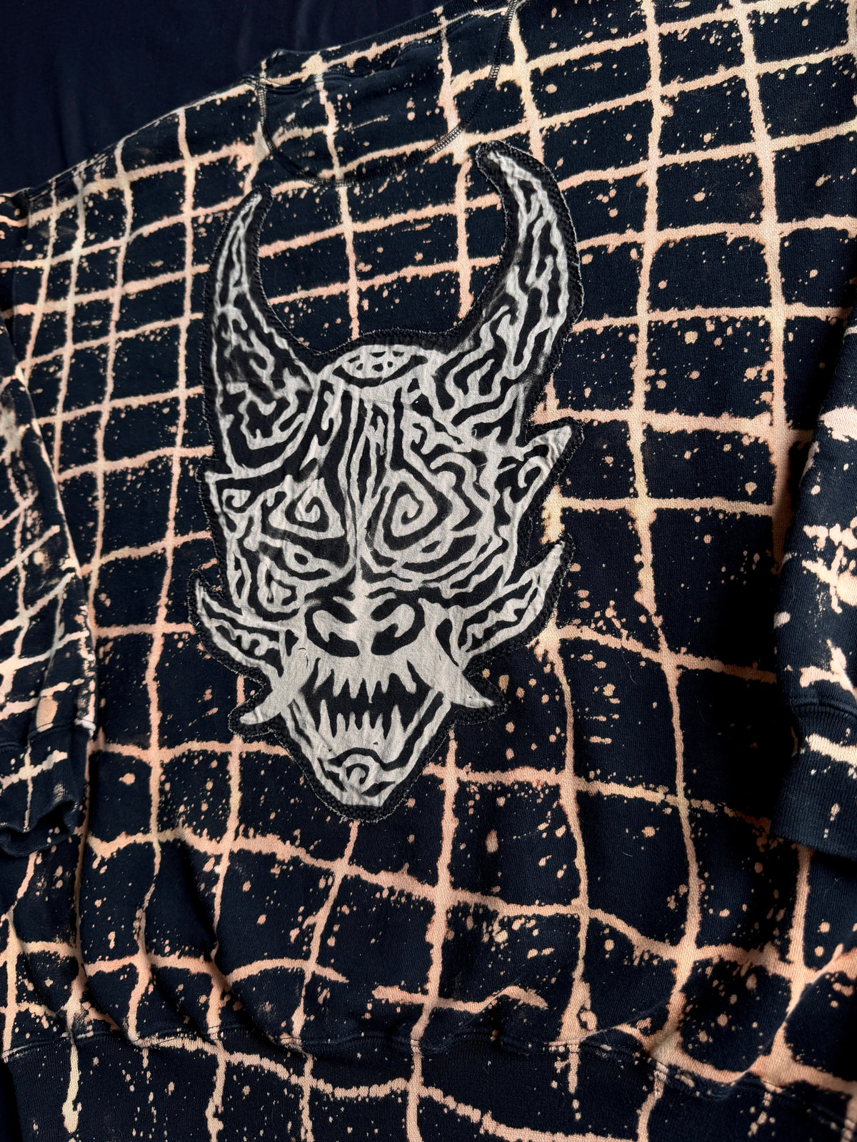ONI bleach dyed hoodie