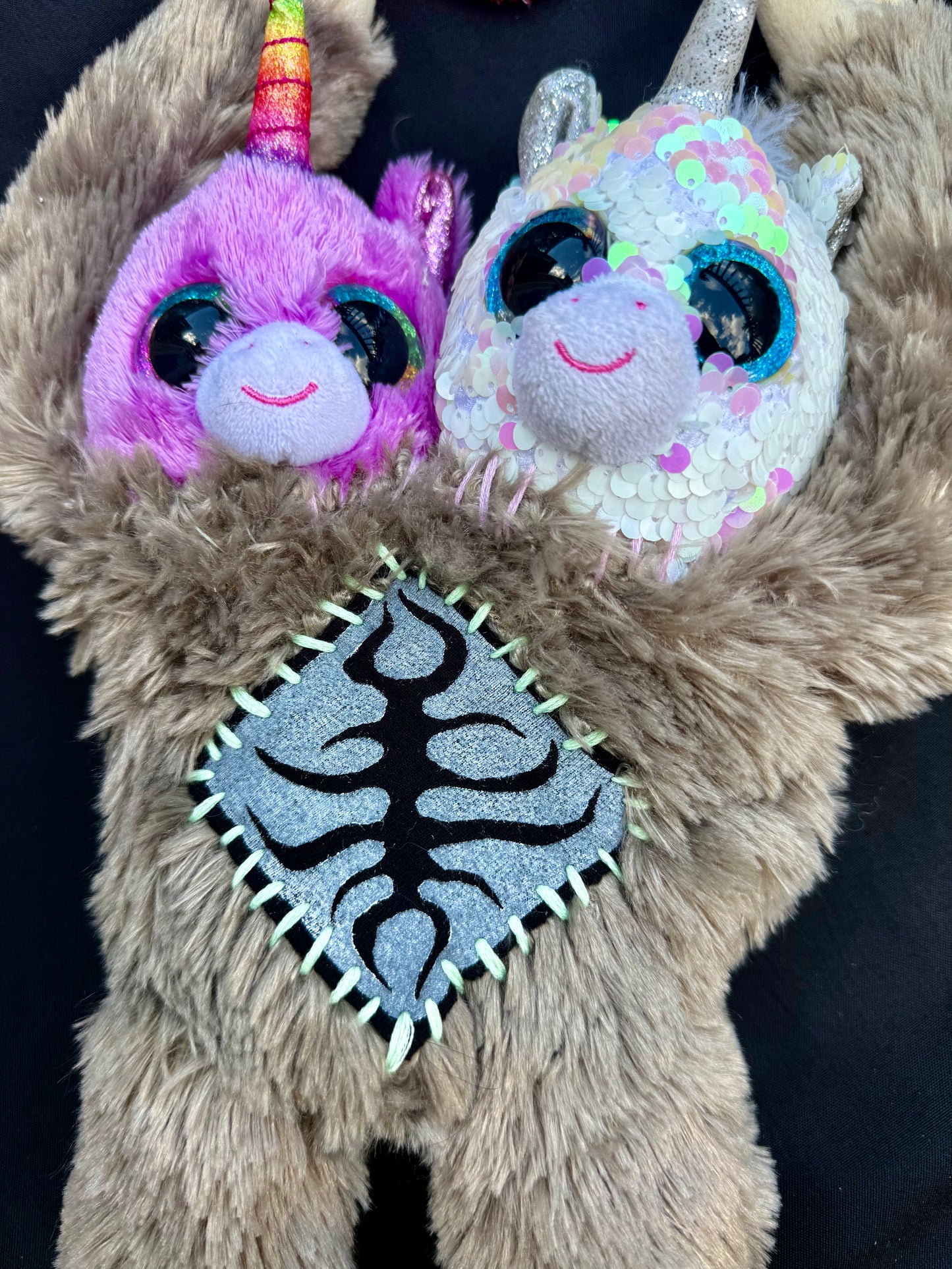 Two headed unicorn hybrid side bag