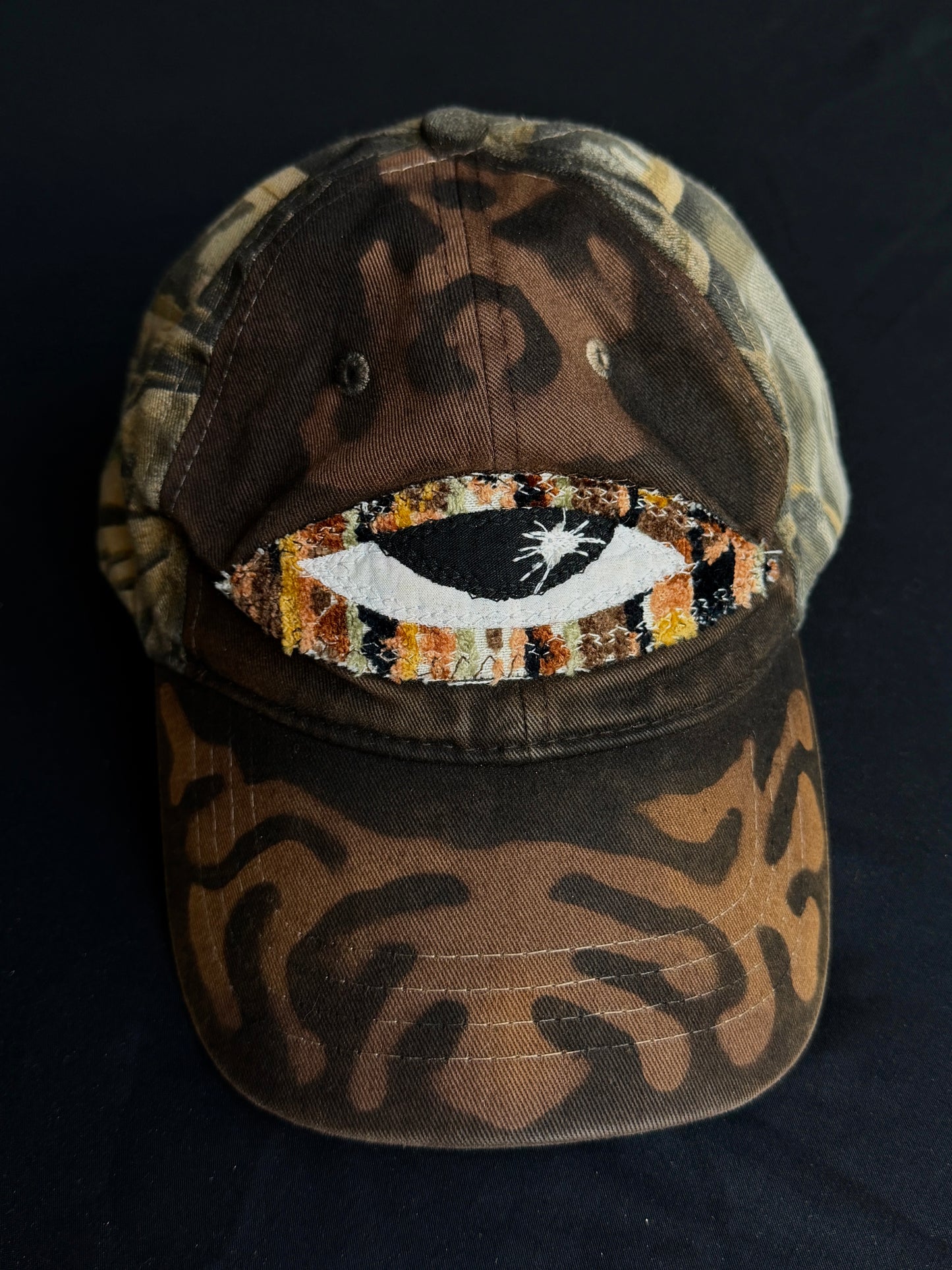 Upcycled Eyeball Shape Hat