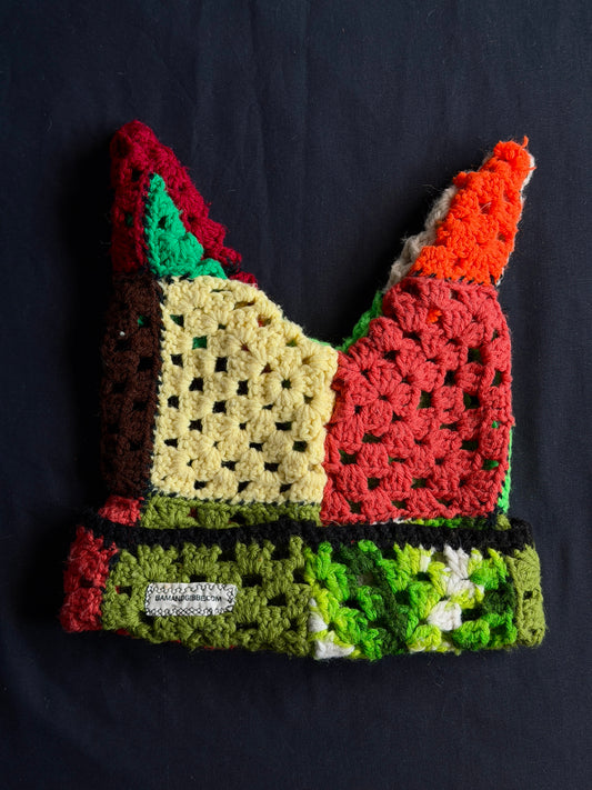Crochet eyeball hat