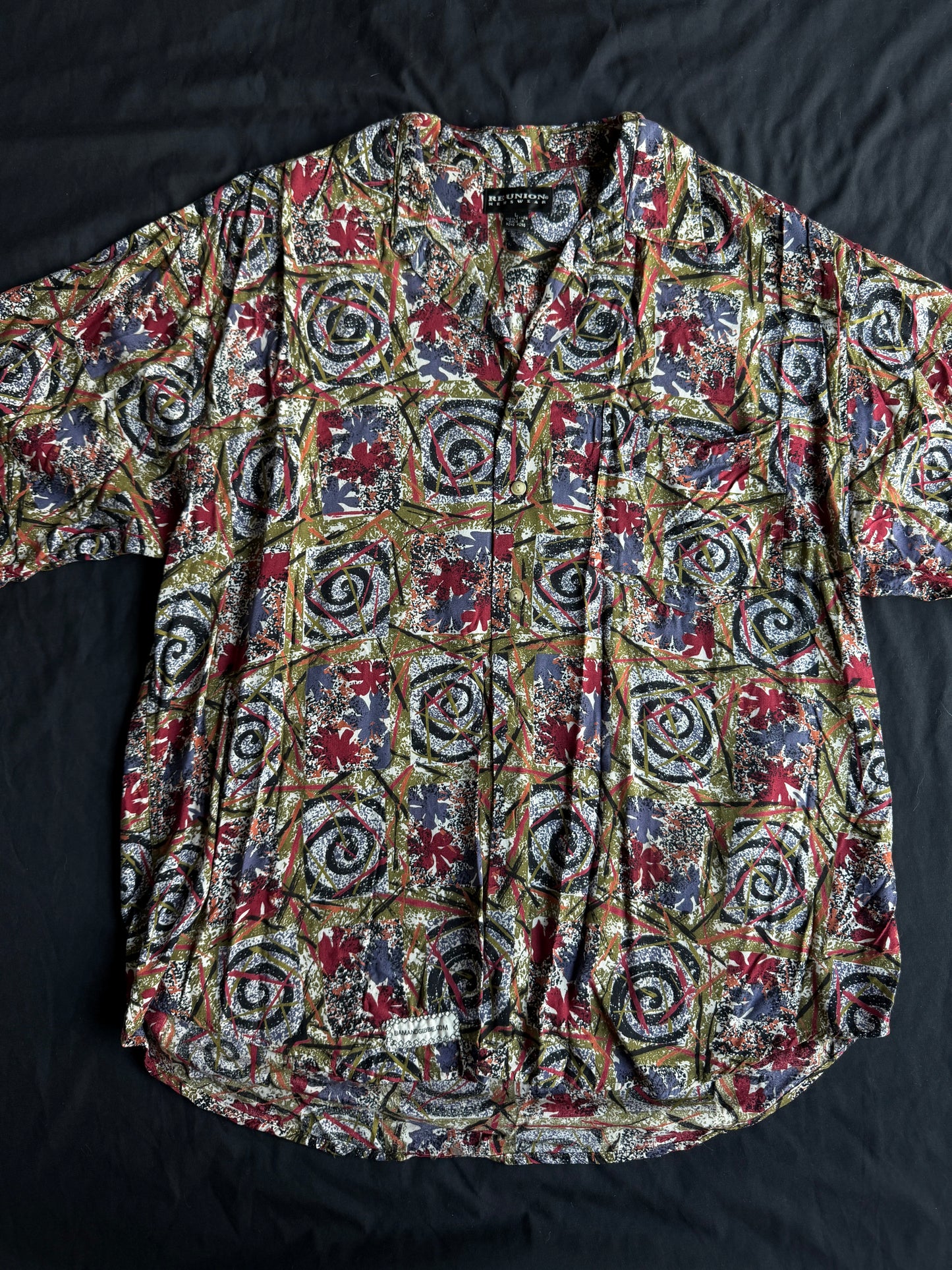 Clown button up short sleeve