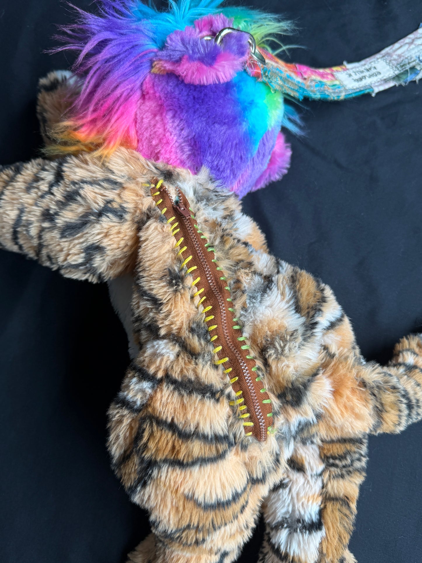 Rainbow lion + tiger hybrid side bag