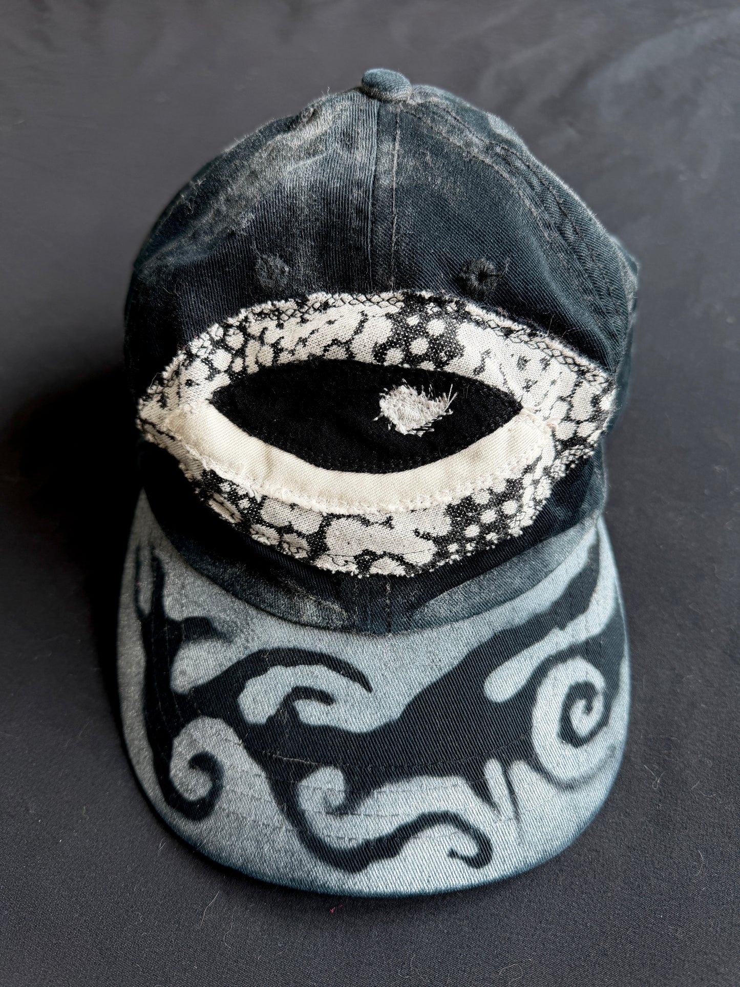 Upcycled Eyeball Shape Hat