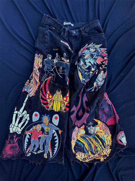 Naruto thug punk pants