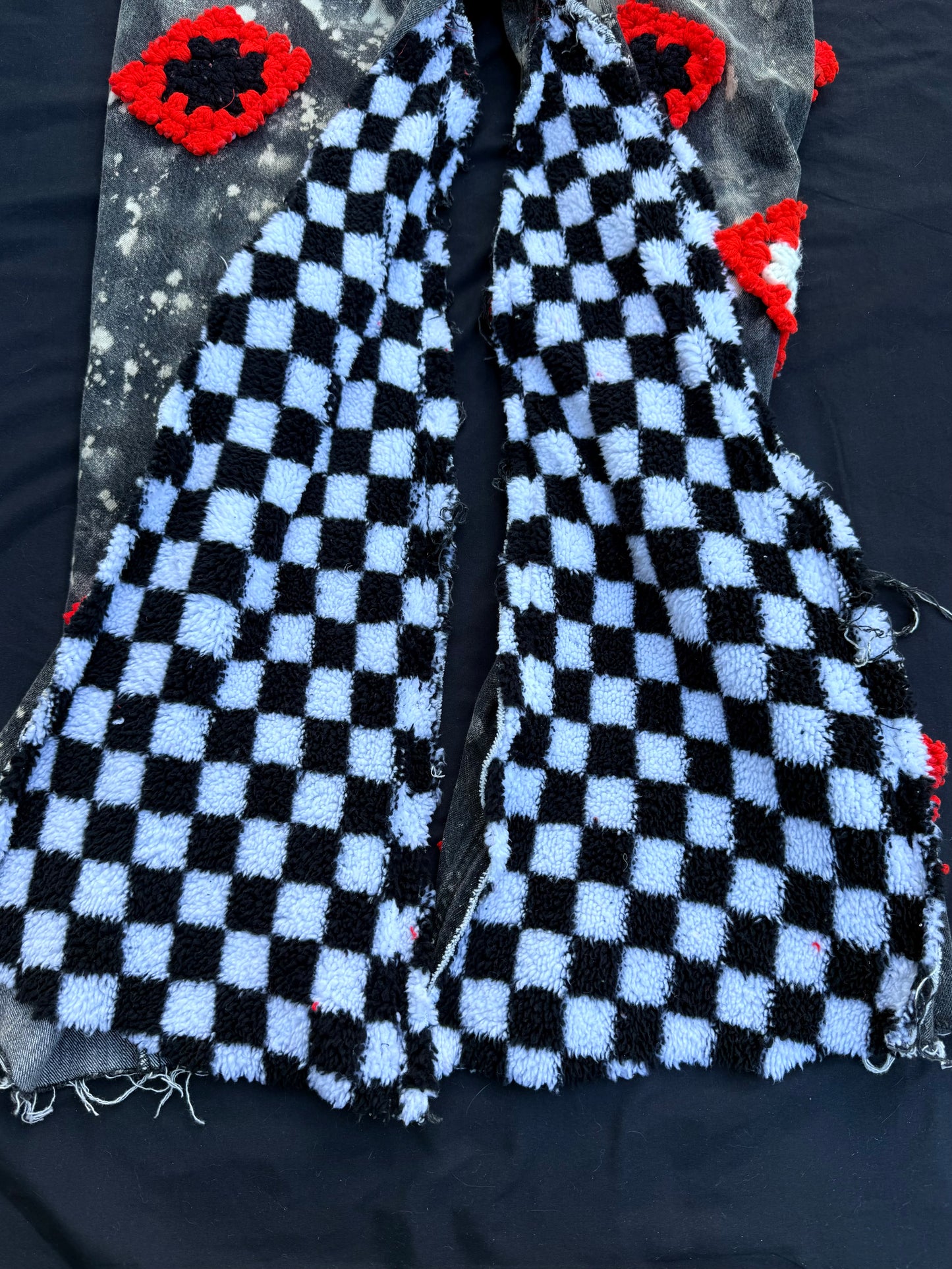 Casino clown granny square pants